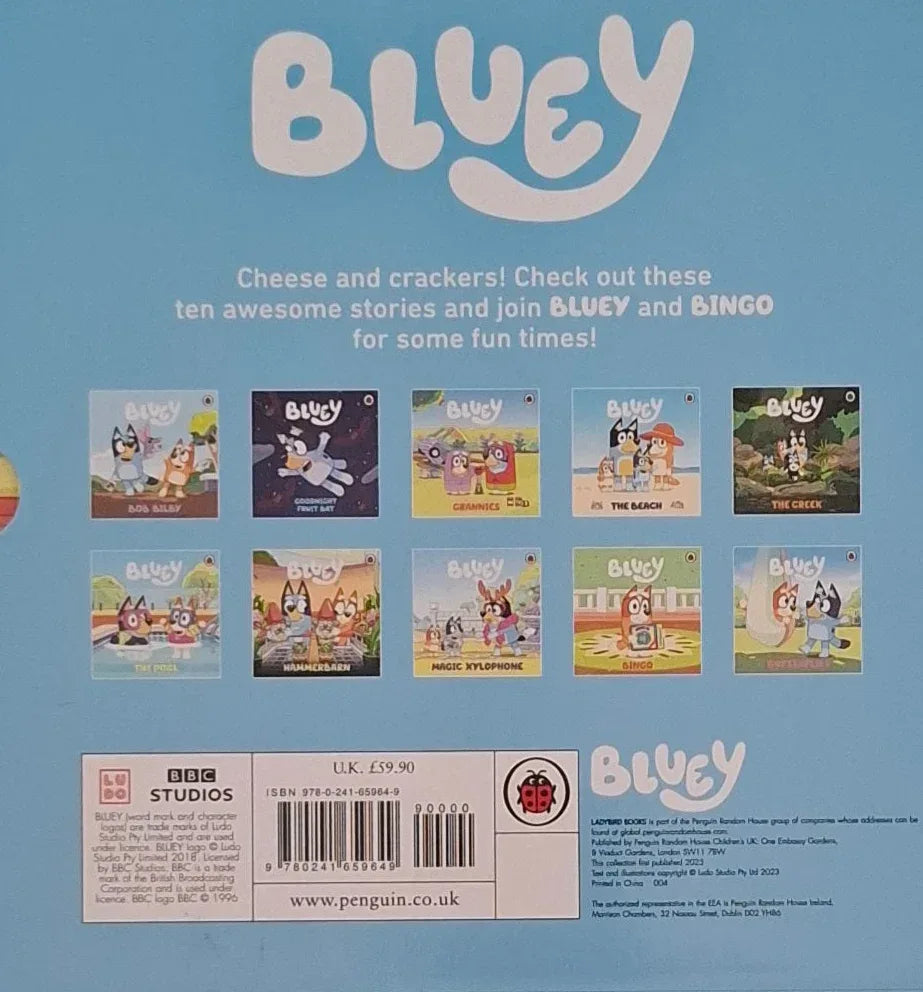 Bluey: Lets Do This! 10 book boxset - Books4happiness 