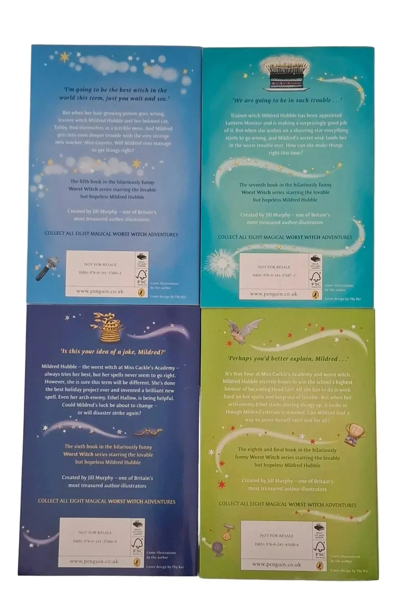 The Worst Witch book set by Jill Murphy - Books4happiness 