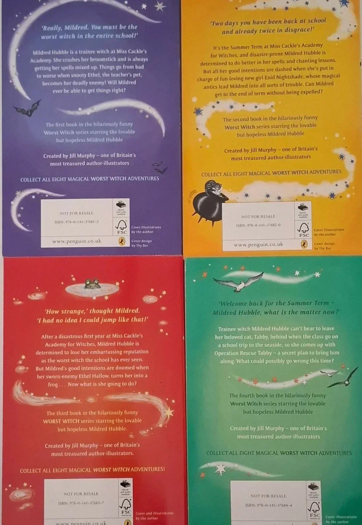 The Worst Witch book set by Jill Murphy - Books4happiness 