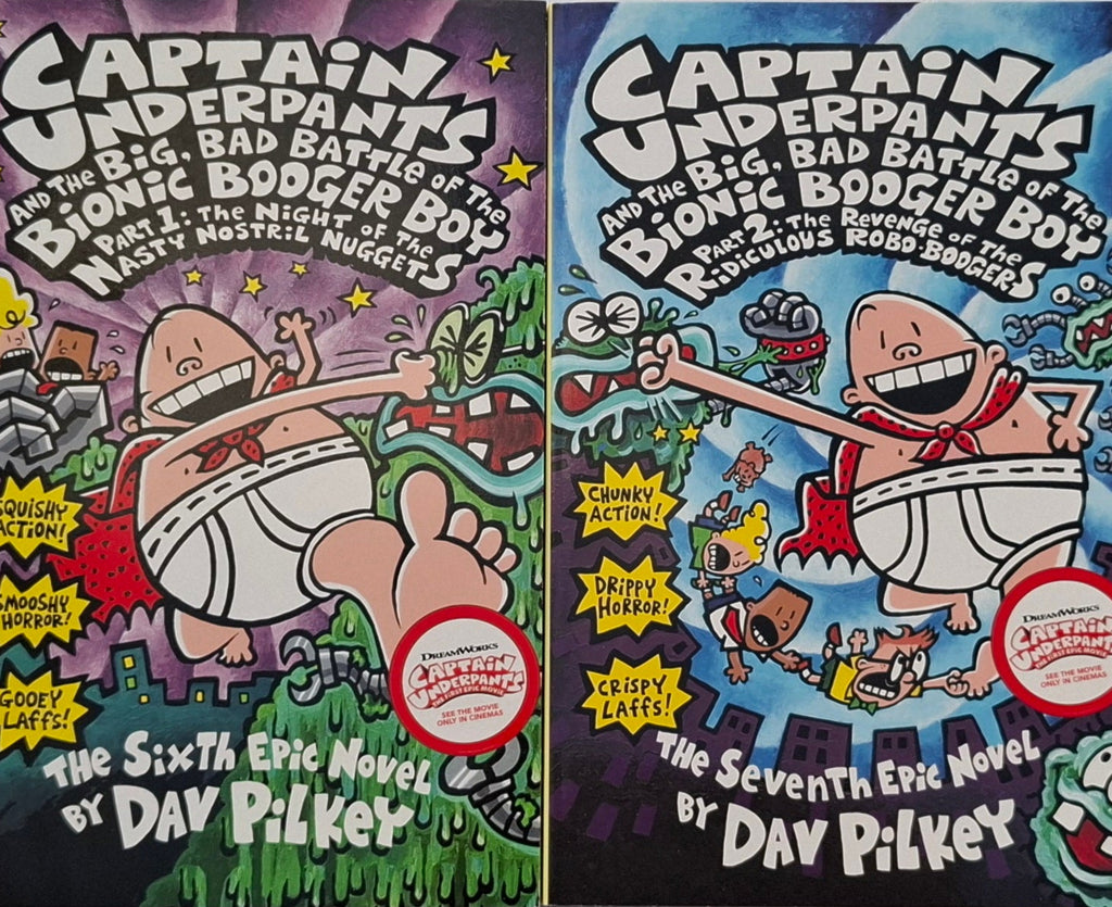 Captain Underpants And The Big, Bad Battle Of The Bionic Booger Boy Part 1 & 2