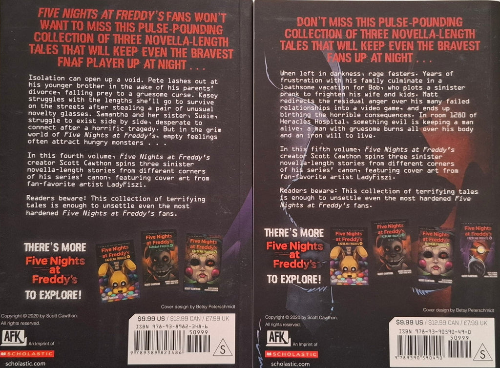 Five Nights At Freddys Fazbear Frights Step Closer and Bunny Call