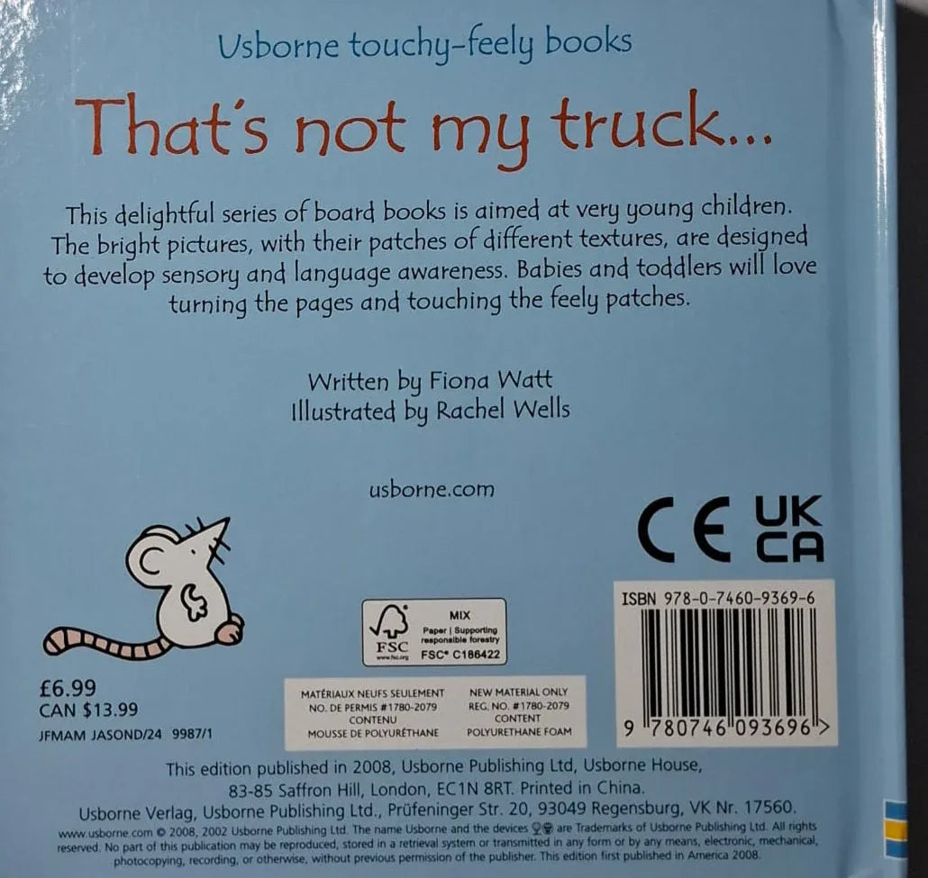 Usborne That's Not My... , Bus, Truck, Plane, Wombat, Elephant, Owl, Cow, Dragon, Monster - Books4happiness 