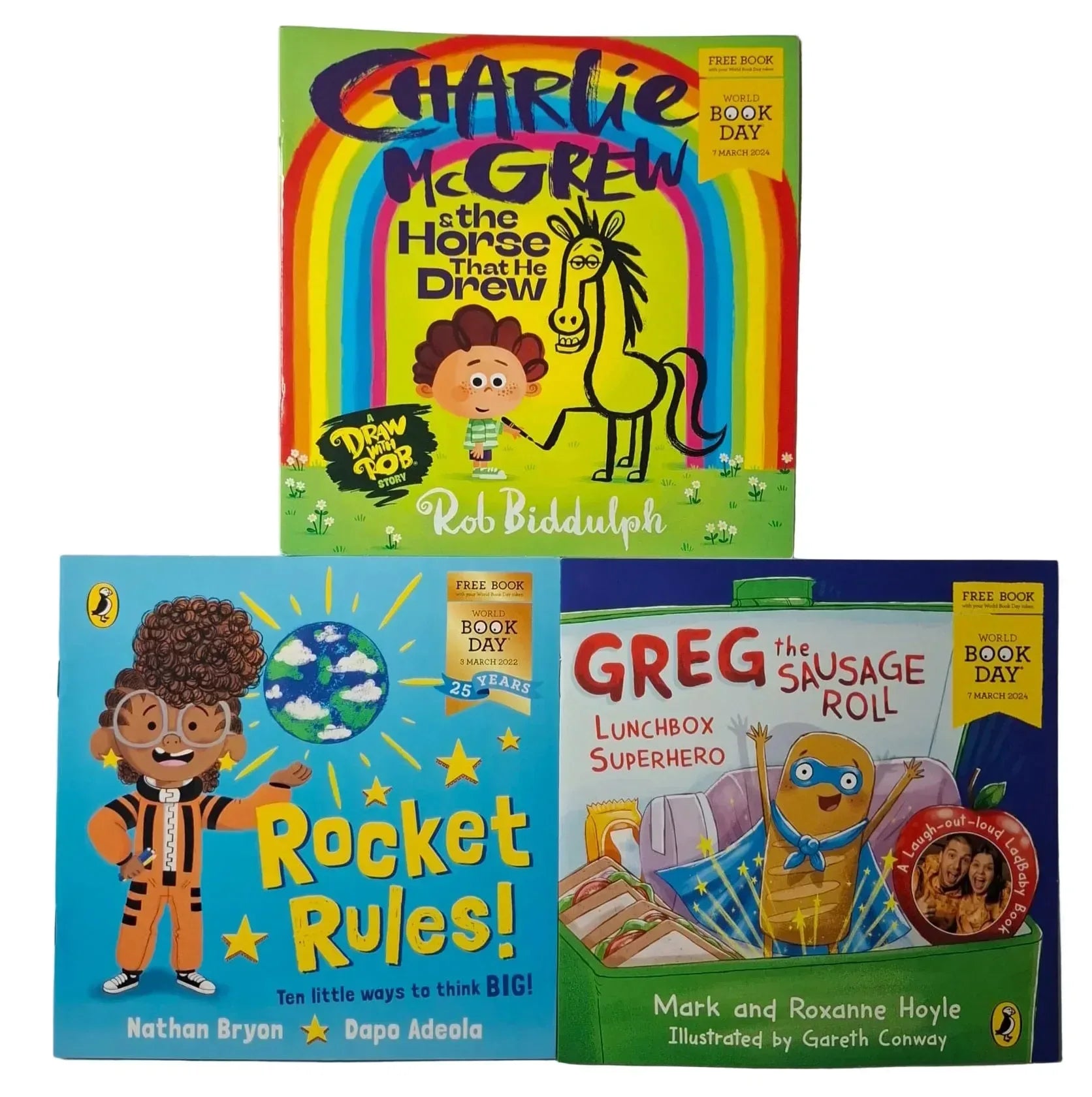 Various World Book Day books - Books4happiness 