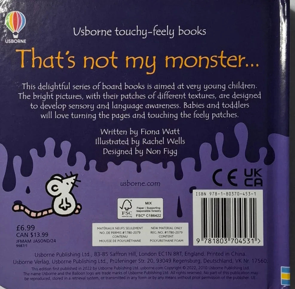 Usborne That's Not My... , Bus, Truck, Plane, Wombat, Elephant, Owl, Cow, Dragon, Monster - Books4happiness 