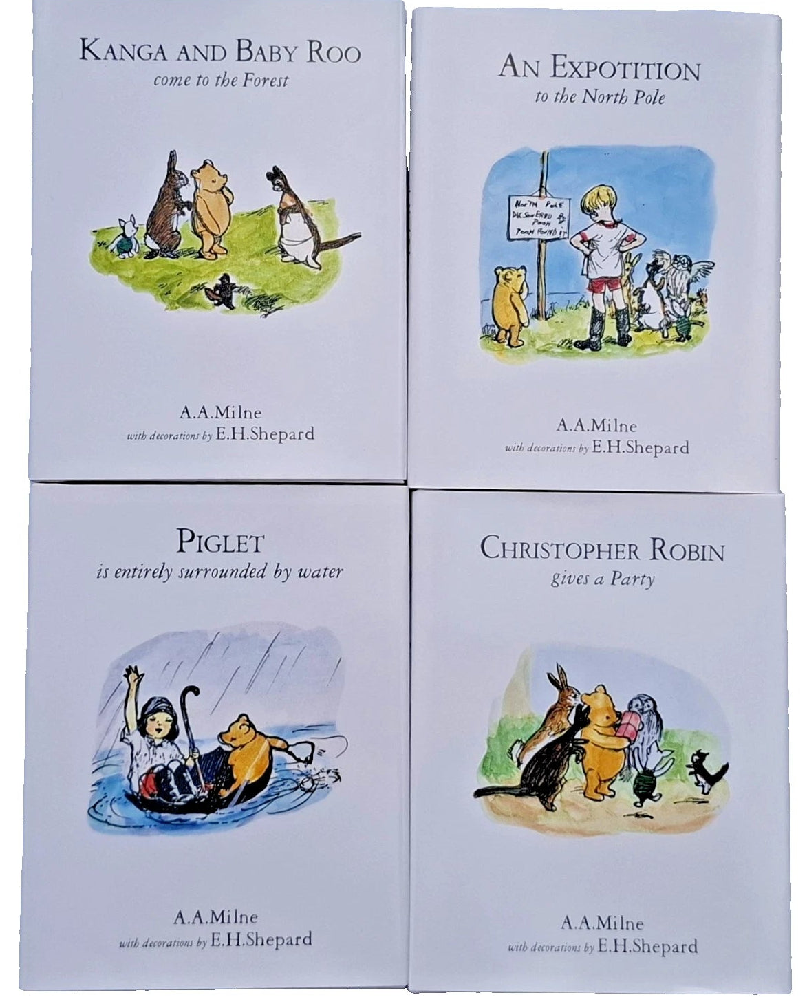 6 Winnie the Pooh Books by A.A.Milne
